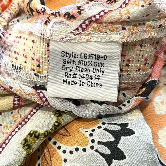 Johnny Was Jade Lucero silk wide leg crop pants - Picture 7 of 7